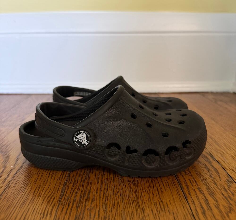 Crocs Black Clog Shoes Size 12 Little Kid